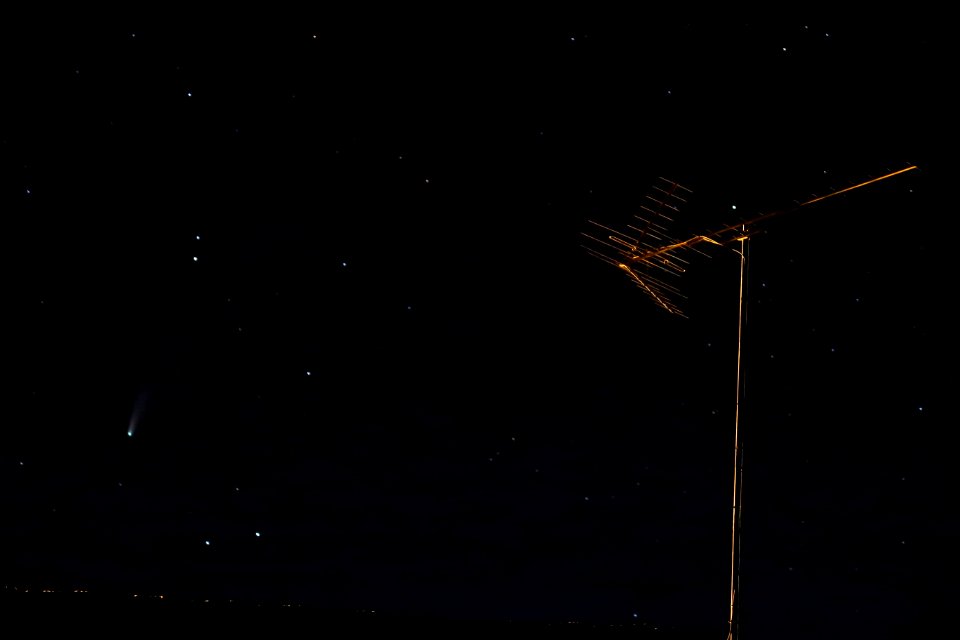 Follow the arrow... to see Neowise