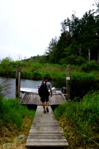 ranger employee boat dock ramp ozette lake d archuleta