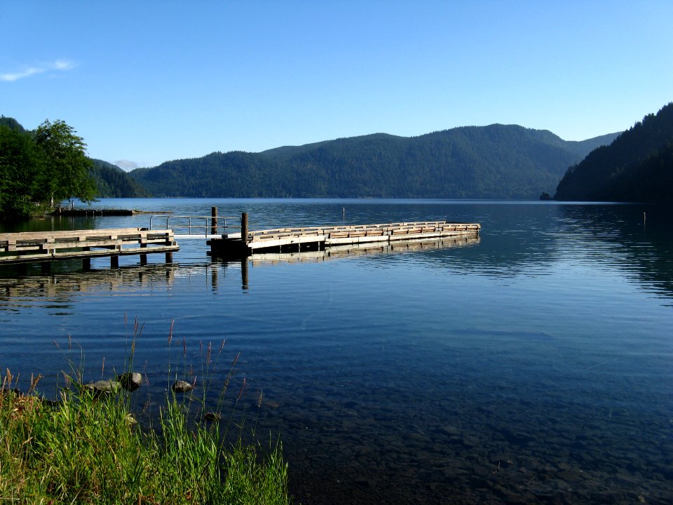 Dock Lake Crescent NPS Photo