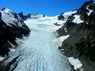Hoh Glacier winter ice photo
