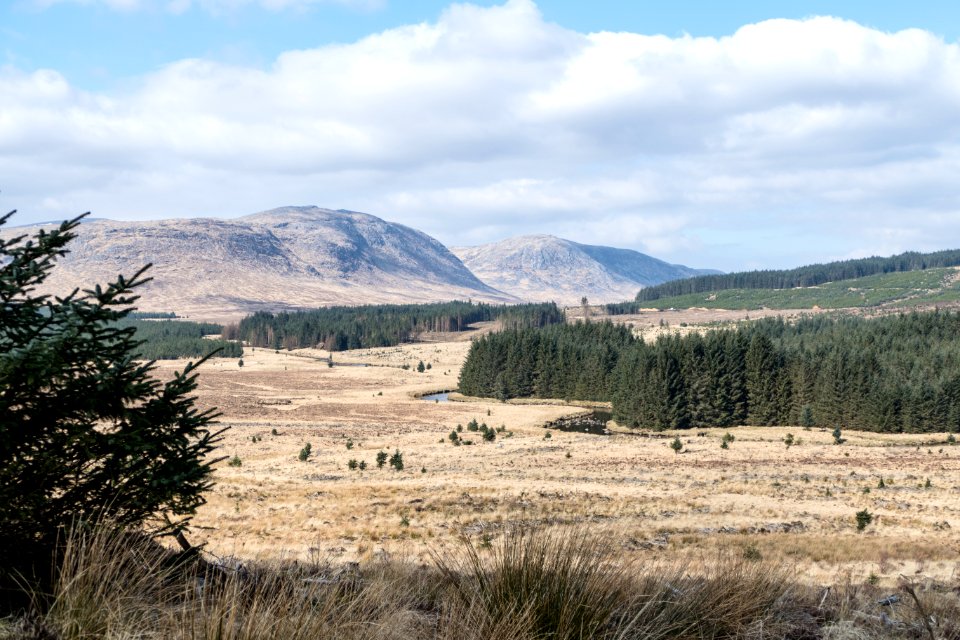 River Dee and Merrick from Southern Upland Way