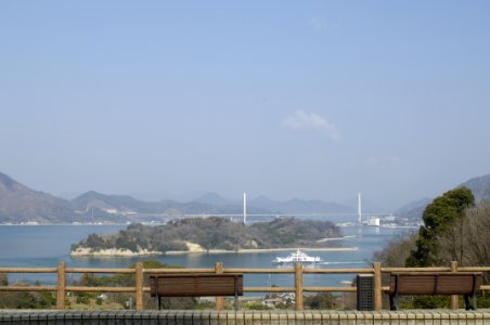 011 噴水公園から見る平内島と生口橋