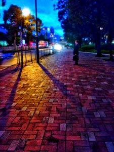 after work shot with phone