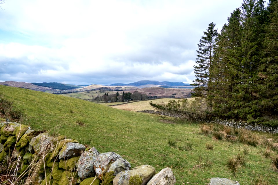 Galloway Forest Park from Blawquhairn Hill