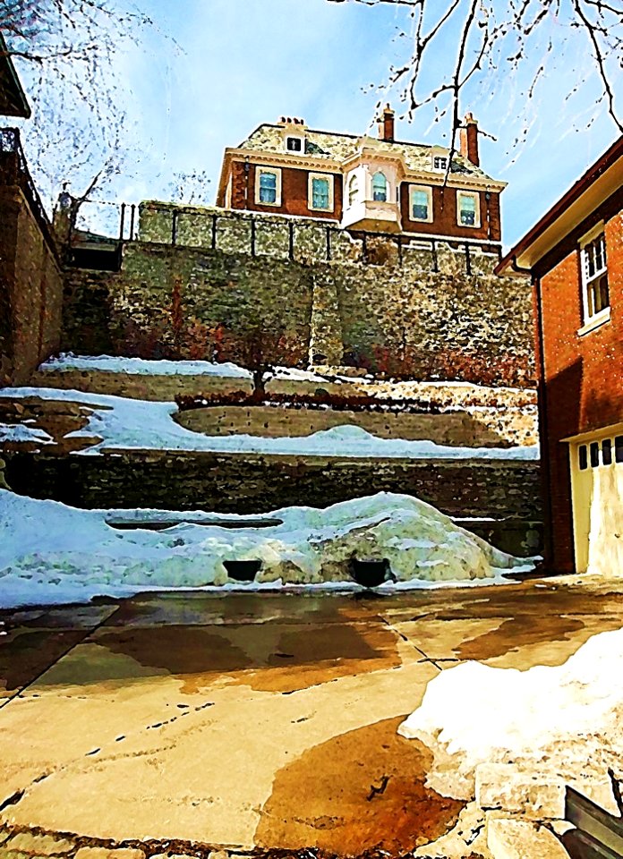 Winter Hills House textured jpeg