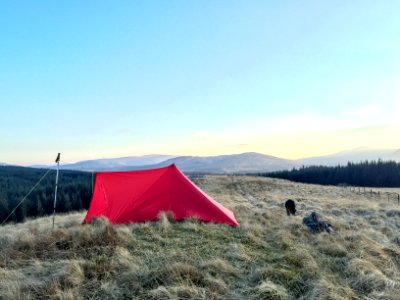 Trailstar pitched on Shield Rig photo