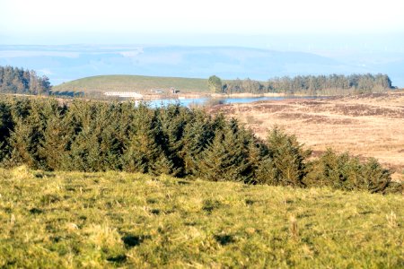 Knockquhassen Reservoir from Mulloch Hill