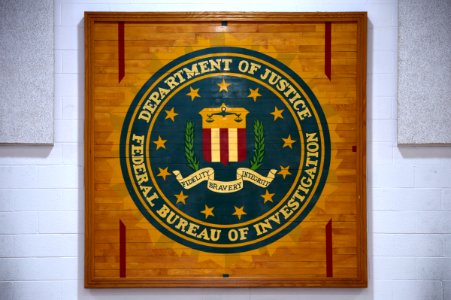 May 2018: FBI Academy Gym Seal