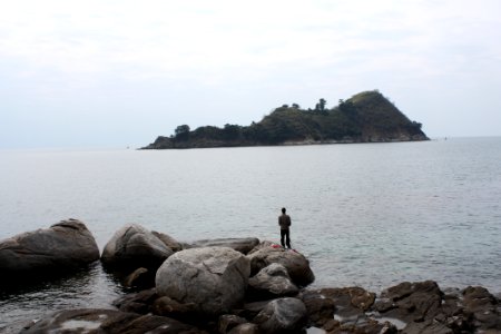 061 船瀬から見る瓢箪島