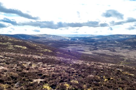 View south from Cauldstane Slap