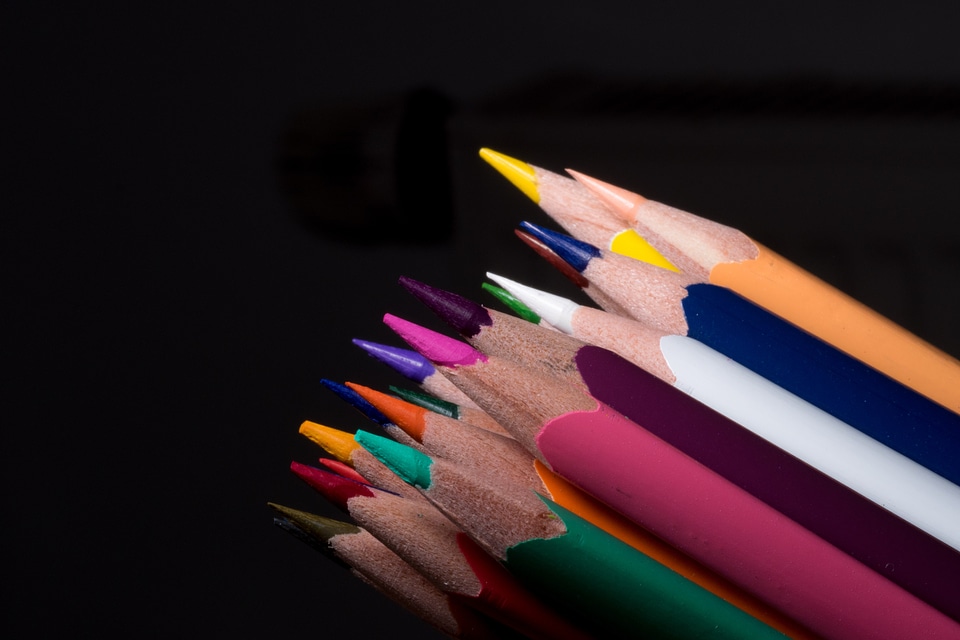 Colorful color paint