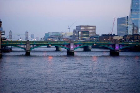 London, Southwark Bridge photo
