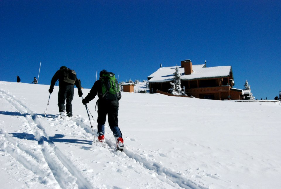 crosscountry skiing hurricane ridge visitor center winter