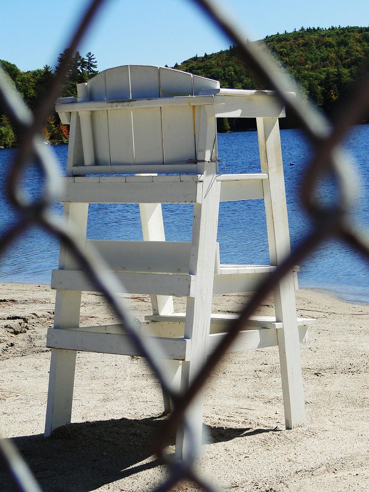 Beach lake empty
