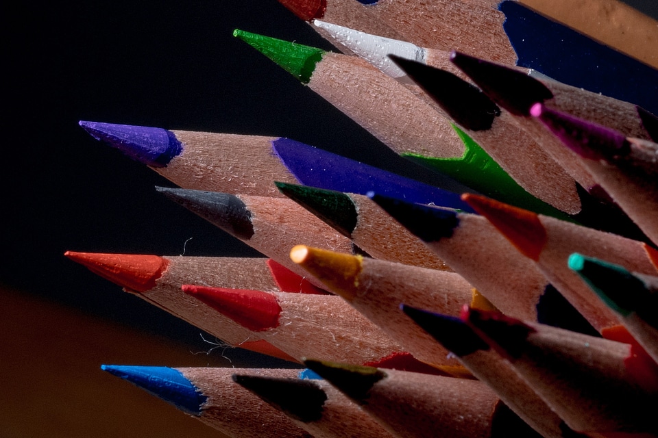 Colorful color paint