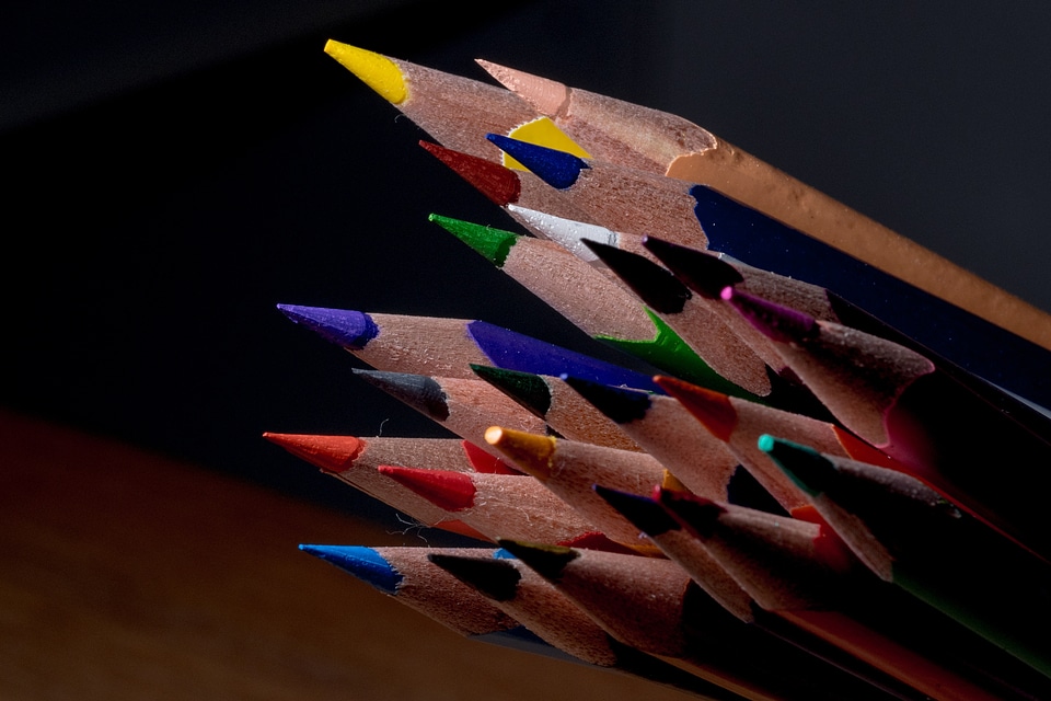 Colorful color paint