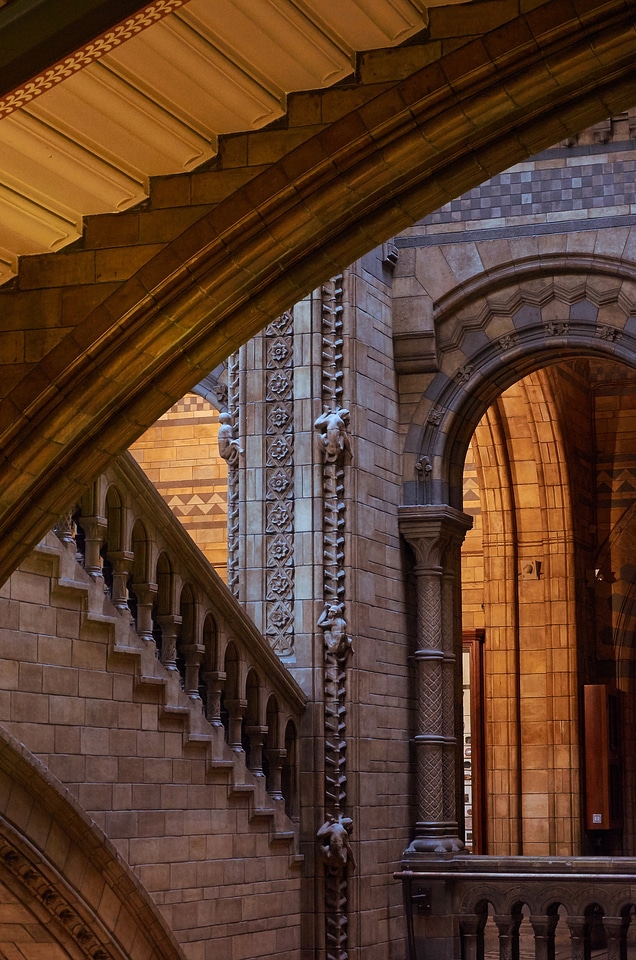 Interior view architecture building