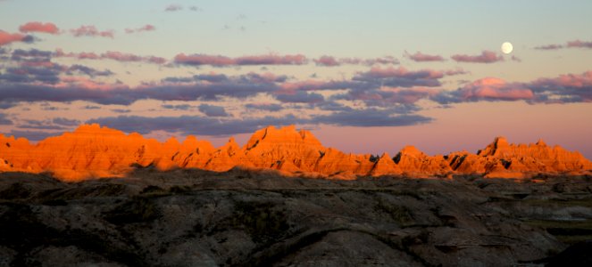 Badlands National Park in October photo