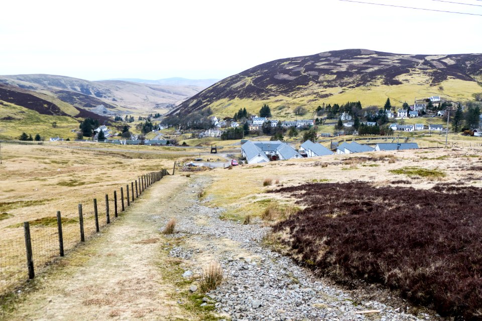 Wanlockhead from Stake Hill