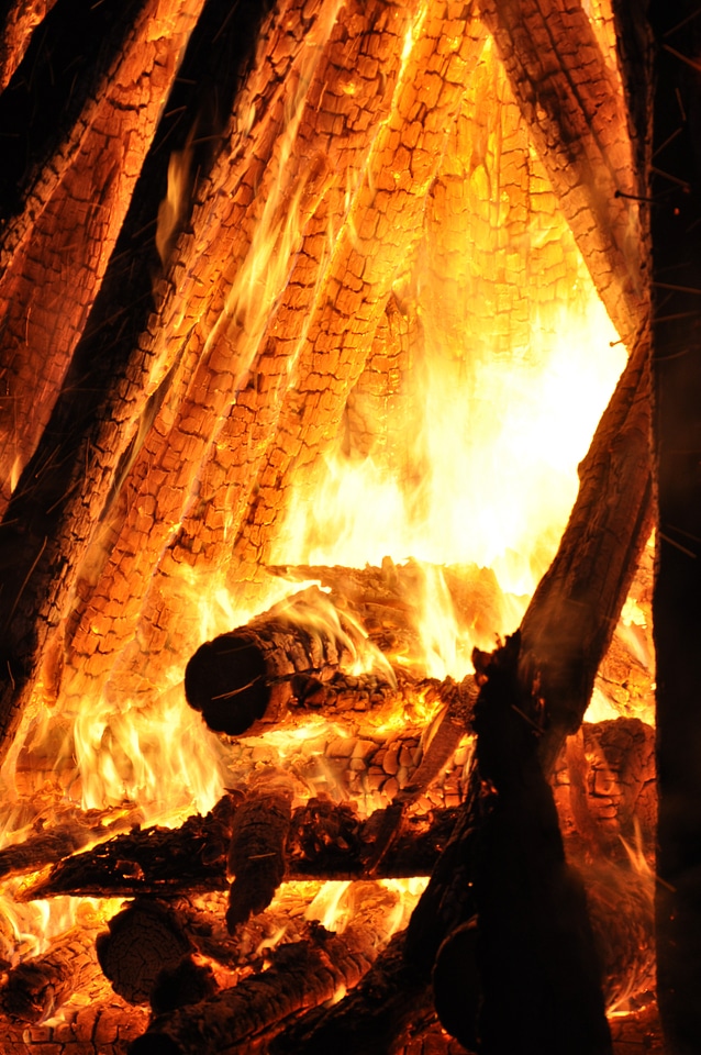 Fire fighting flame fireplace