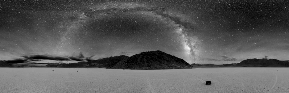 Milky Way in Death Valley photo