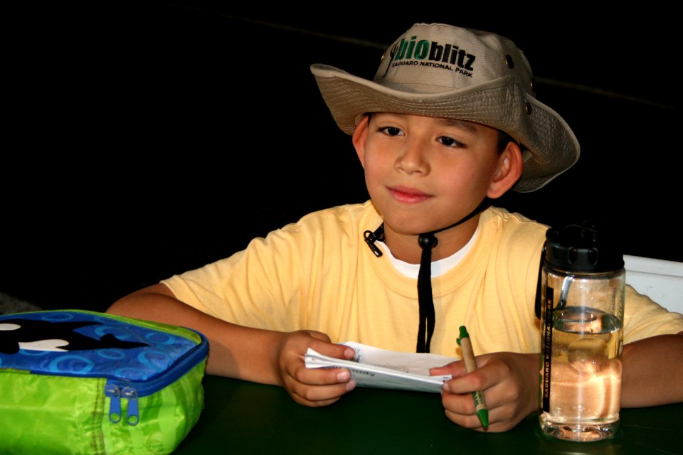 BioBlitz youth participant. Photo by NPS/Todd M. Edgar.