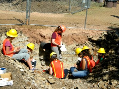 Construction trench