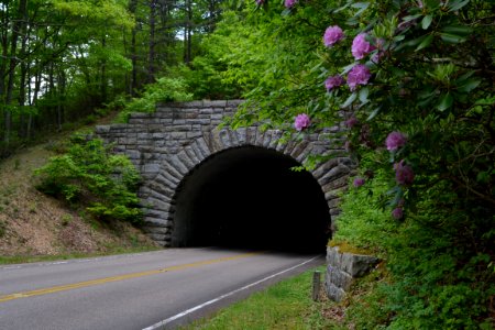 Bluff Mountain Tunnel Blue Ridge Parkway Milepost 53 PH photo