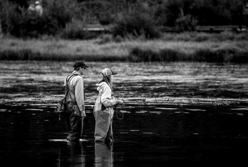 Fishermen at Sprague Lake