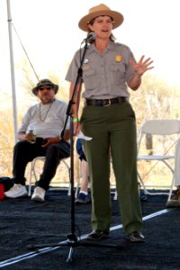 Saguaro National Park Superintendent Darla Sidles. Photo by NPS/Todd M. Edgar.