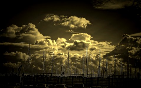Nubes sobre el malecon