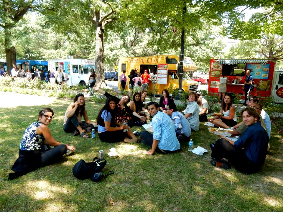 Food truck lunch