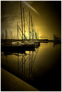 Reflejos de atardecer