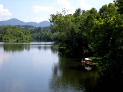 Replica Batteau The Slate River in the James River Blue Ridge Parkway Milepost 63
