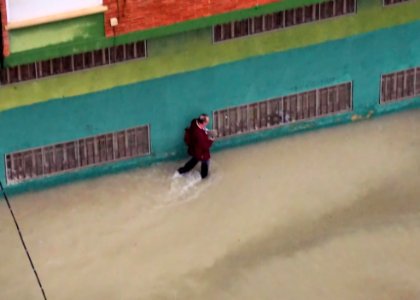 Lavado de pies urbano