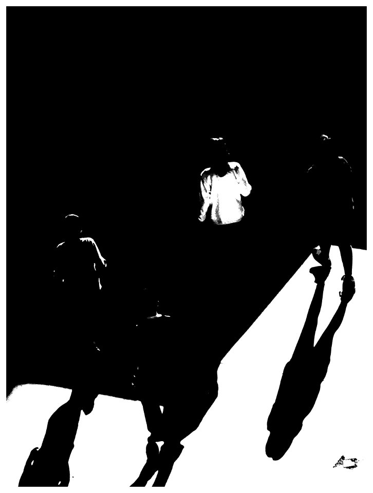 Blanco sobre negro