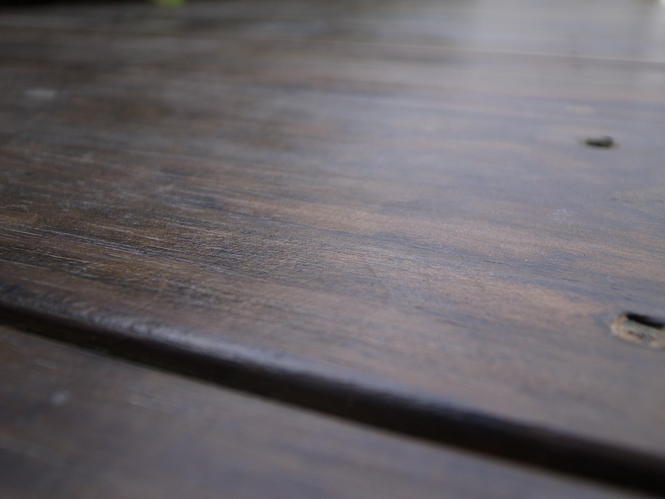Chair wood head brown