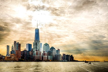 Lower Manhattan - Viewed From Hudson River