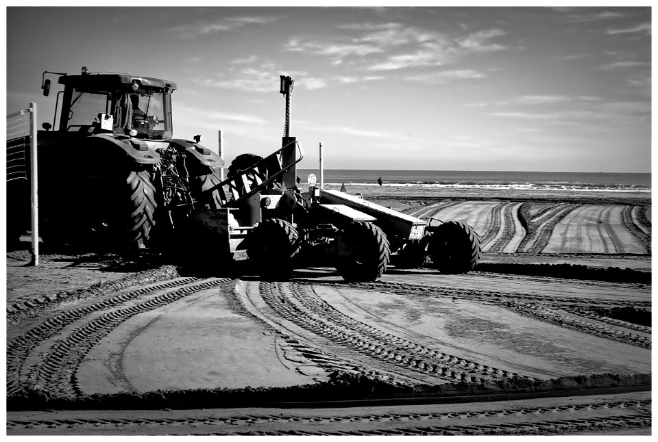 Reparando la playa