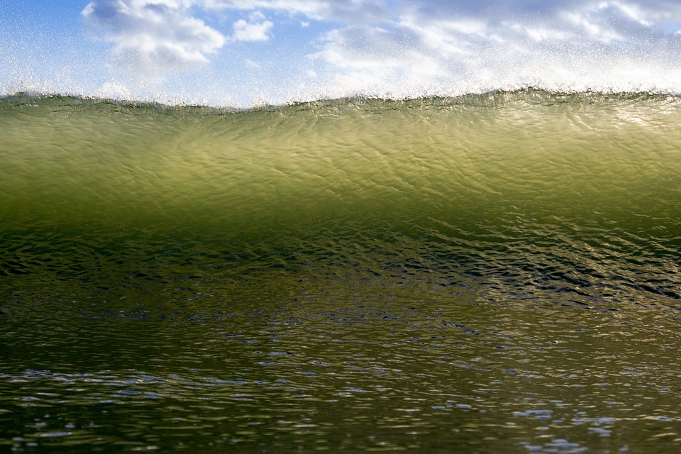 Impending ocean shore