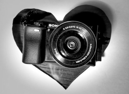 Camara con corazon