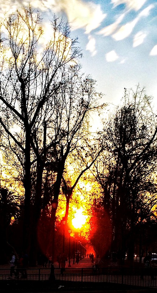 Tarde entre Santiago y providencia.
