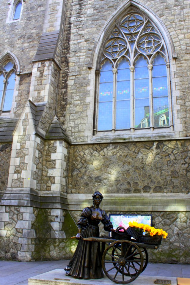 Molly Melone's letzter falscher Ort. Dublin. Irland März 2015