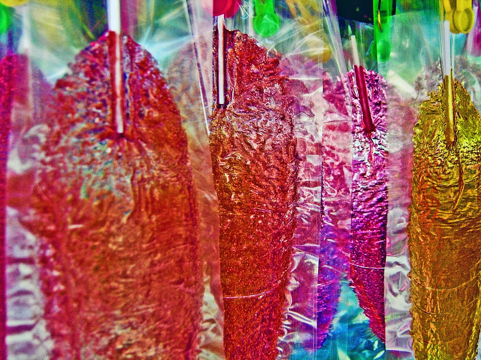 Colors parties candy