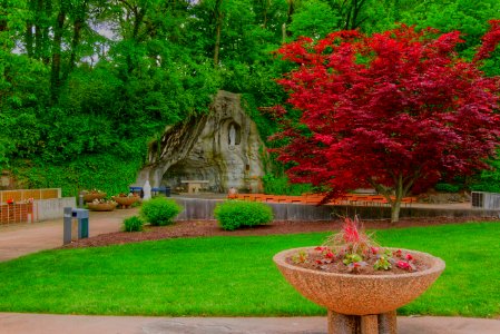 Lourdes Grotto at Our Lady of the Snows National Shrine