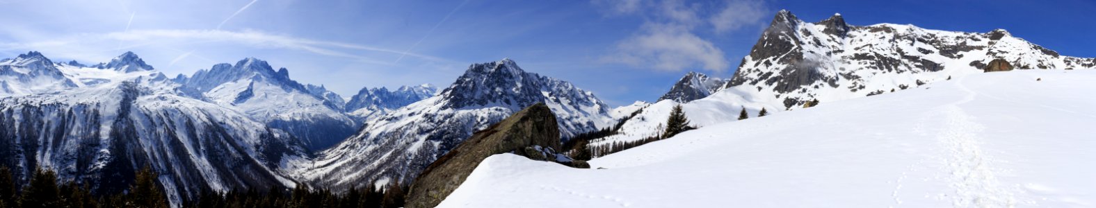 Panorama from Loriaz