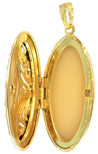 Solid perfume pendant