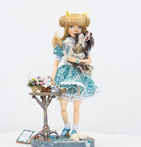 Girl author's dolls porcelain dolls photo