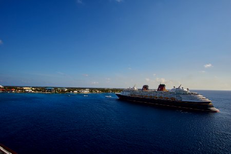 Disney Cruise parked right next to us! photo