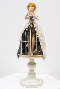 Girl author's dolls porcelain dolls